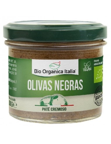Paté de olivas negras Bio 100g Bio Organica Italia