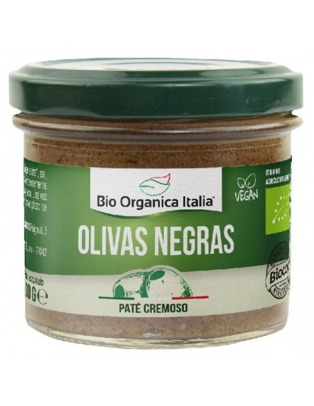 Paté de olivas negras Bio 100g Bio Organica Italia