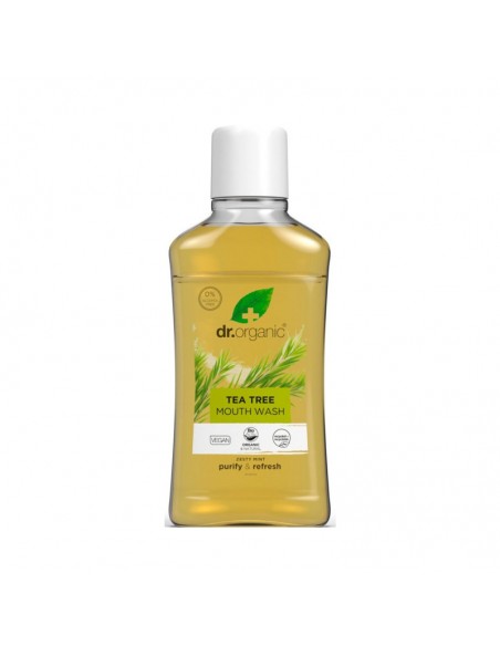 Enjuague bucal purificante árbol del té 500ml Dr. Organic