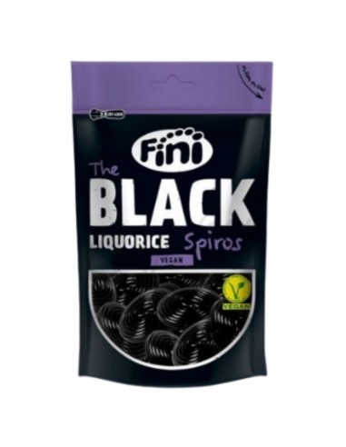 Regaliz negro Spiro 180g Fini
