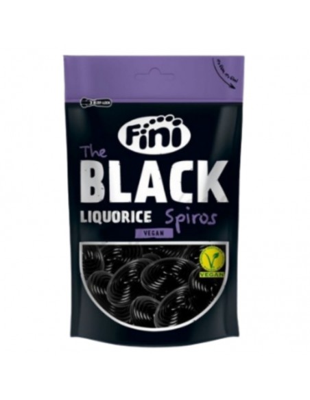 Regaliz negro Spiro 180g Fini