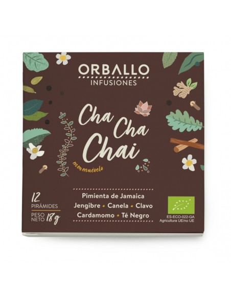 Infusión Cha Cha Chai Bio 12 bolsitas Orballo