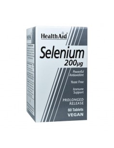 Selenium 200µg 60 comprimidos de liberación prolongada HealthAid