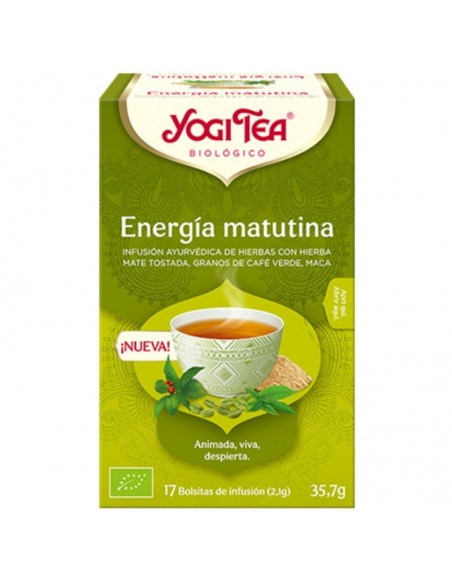Energía matutina Bio 17 bolsitas Yogi Tea