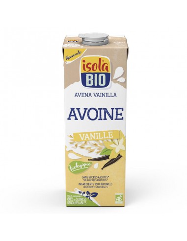 Bebida de avena y vainilla Bio 1L Isola Bio
