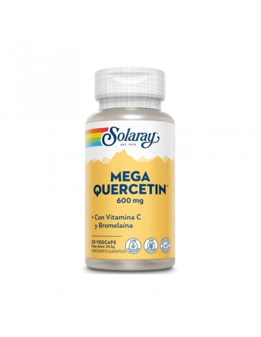 Small Mega Quercitin 600mg 30 cápsulas vegetales Solaray