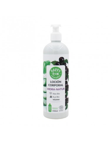 Loción corporal Hidra-Natur aloe y açaí 450ml Happy Bio