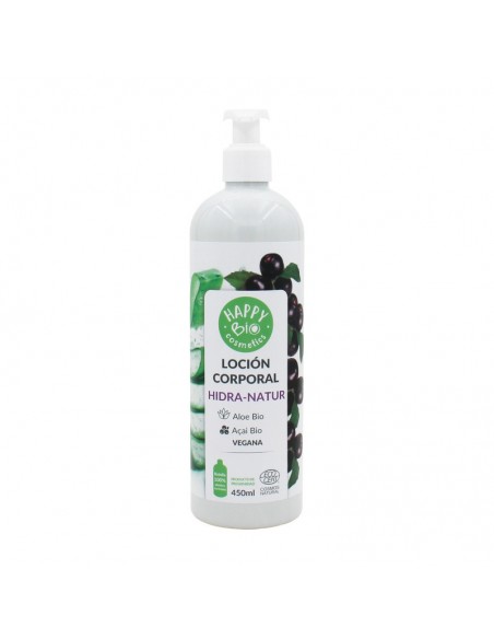 Loción corporal Hidra-Natur aloe y açaí 450ml Happy Bio