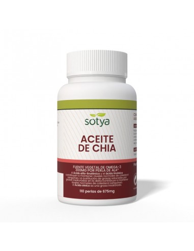 Aceite de chía 675mg 110perlas Sotya