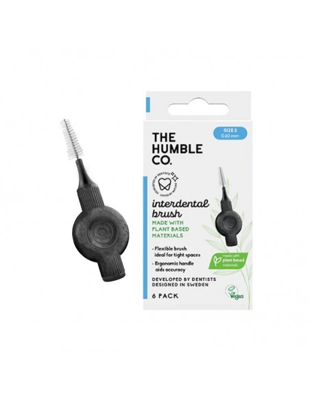 Cepillo interdental plant-based azul 0,60mm 6uds Humble