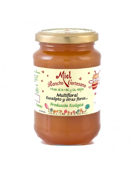 Miel multifloral de eucalipto Bio 500g Rancho Cortesano