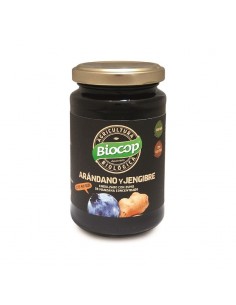 Compota de arándanos y jengibre Bio 265 g Biocop