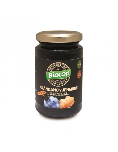 Compota de arándanos y jengibre Bio 265 g Biocop
