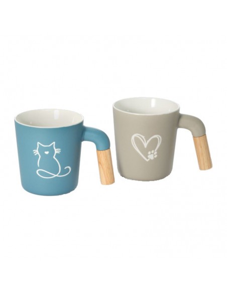 Taza Willow de porcelana 350ml disponible en dos modelos