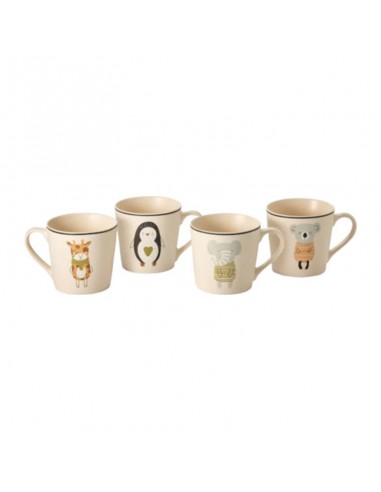 Taza Happy Friends de cerámica 350ml disponible en cuatro modelos