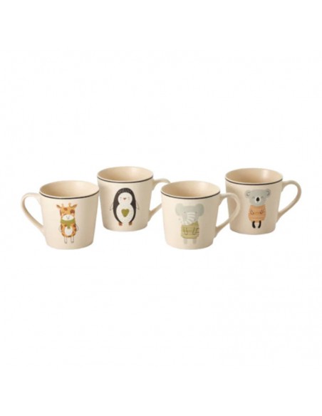 Taza Happy Friends de cerámica 350ml disponible en cuatro modelos