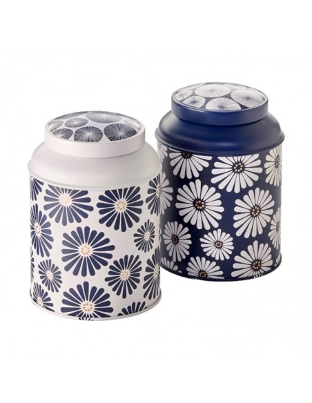 Lata Amami para conservar 175 g de té en dos modelos