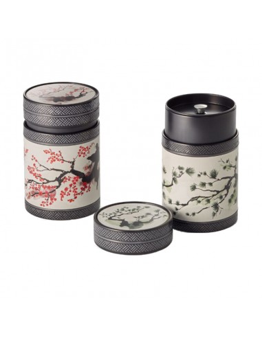 Lata Akasi para conservar 150 g de té en dos modelos