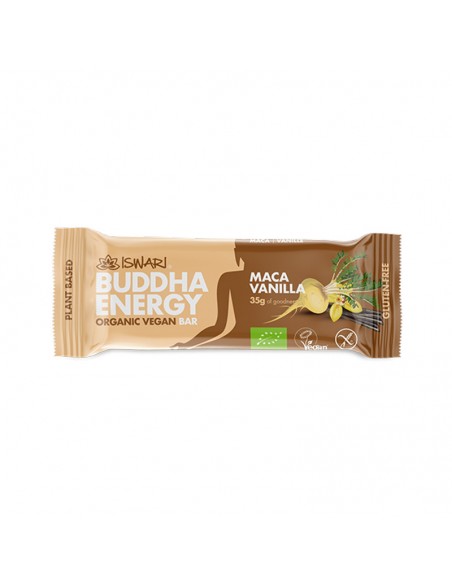 Barrita Buddha Energy maca y vainilla Bio 35g Iswari