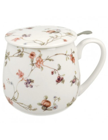 Taza Safa porcelana con filtro y tapa 400ml