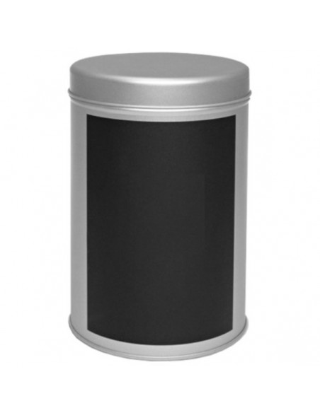 Lata Pizarra plateada para 200g de té Cha Cult
