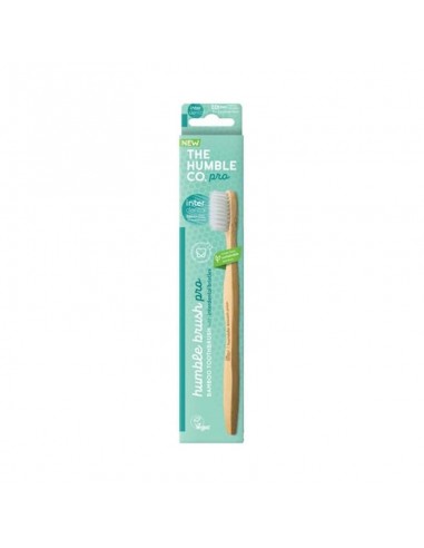 Cepillo dental de bambú Pro Interdental blanco suave The Humble Co