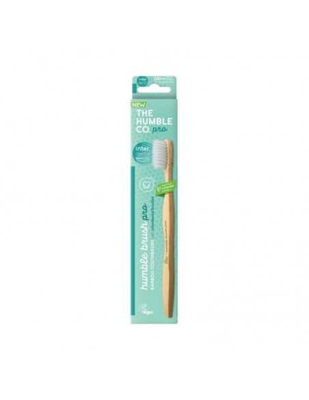 Cepillo dental de bambú Pro Interdental blanco suave The Humble Co