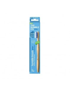 Cepillo dental de bambú Pro Hexatech azul suave The Humble Co