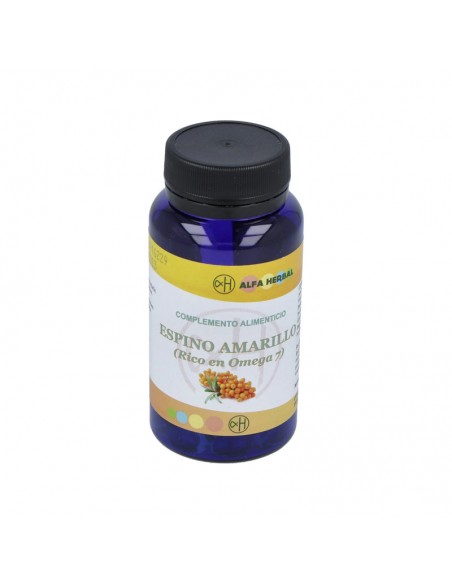 Espino amarillo Omega 7 Alfa Herbal envase de 90 perlas