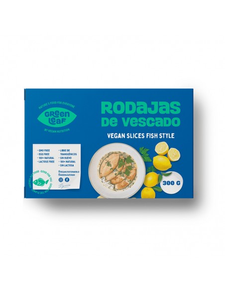 Pescado vegano congelado Green Leaf envase de 300 g