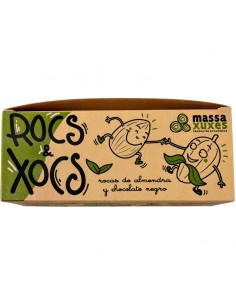 Rocas de almendra marcona y chocolate negro Bio 125g Massa Xuxes