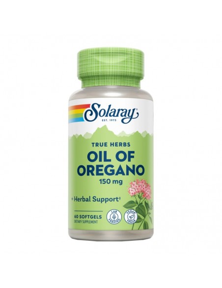 Aceite de orégano 150 mg 60 perlas Solaray