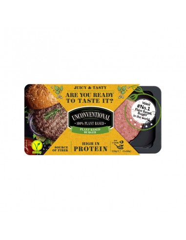 Hamburguesa vegetal 2 x 110 g Unconventional