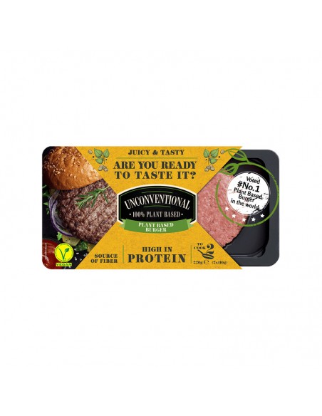 Hamburguesa vegetal 2 x 110 g Unconventional