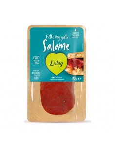 Lonchas vegetales estilo salami 90 g Liveg