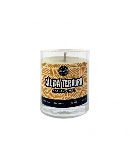 Vela vaso cálida ternura azahar y miel 200ml Trinidad