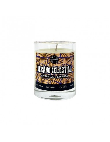 Vela vaso verano celestial citronela y lavanda 200ml Trinidad