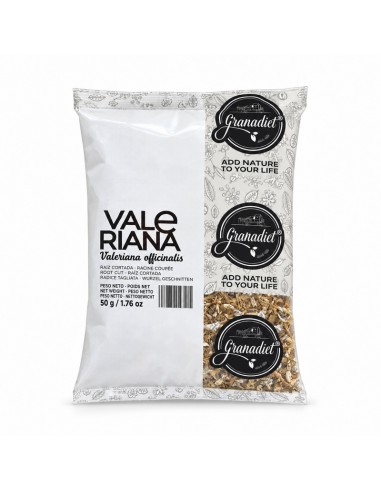 Valeriana raíz cortada 50g Granadiet
