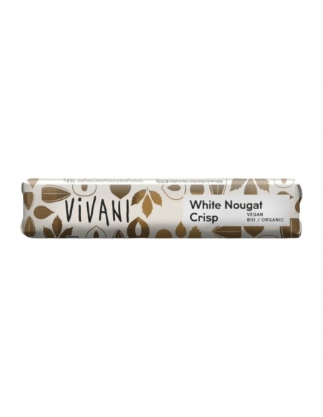 Barrita White Nougat Crisp Bio 35g Vivani