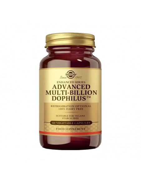 Advanced Multi-Billion Dophilus 60 cápsulas vegetales Solgar
