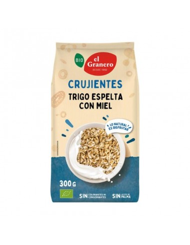 Crujientes de trigo espelta con miel Bio 300g El Granero