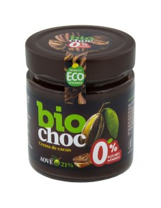 Crema de cacao 0% azúcares añadidos Bio 200g Biochoc