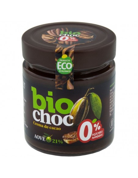 Crema de cacao 0% azúcares añadidos Bio 200g Biochoc