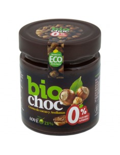 Crema de cacao y avellanas 0% azúcares añadidos Bio 200g Biochoc