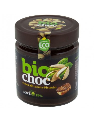 Crema de cacao y pistacho Bio 200g Biochoc