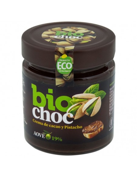 Crema de cacao y pistacho Bio 200g Biochoc