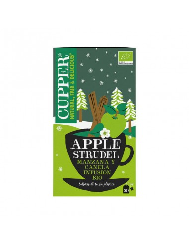 Infusión Apple Strudel Bio 20 bolsitas Cupper