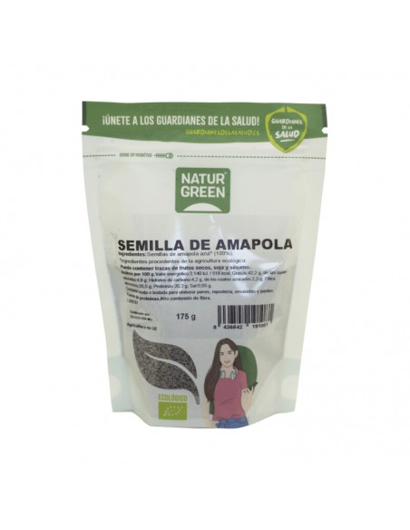 Semillas de amapola Bio 175g Naturgreen