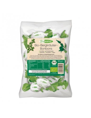 Caramelos herbales Bio 85g Frusano
