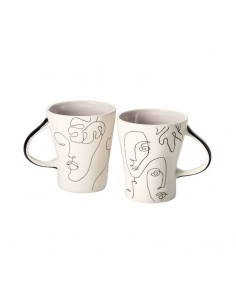 Taza Mailin cerámica 350ml 2 modelos DUO